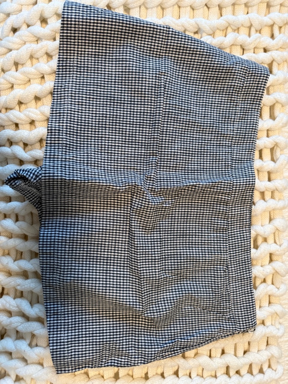 Classic Black & White Gingham Skort for Women